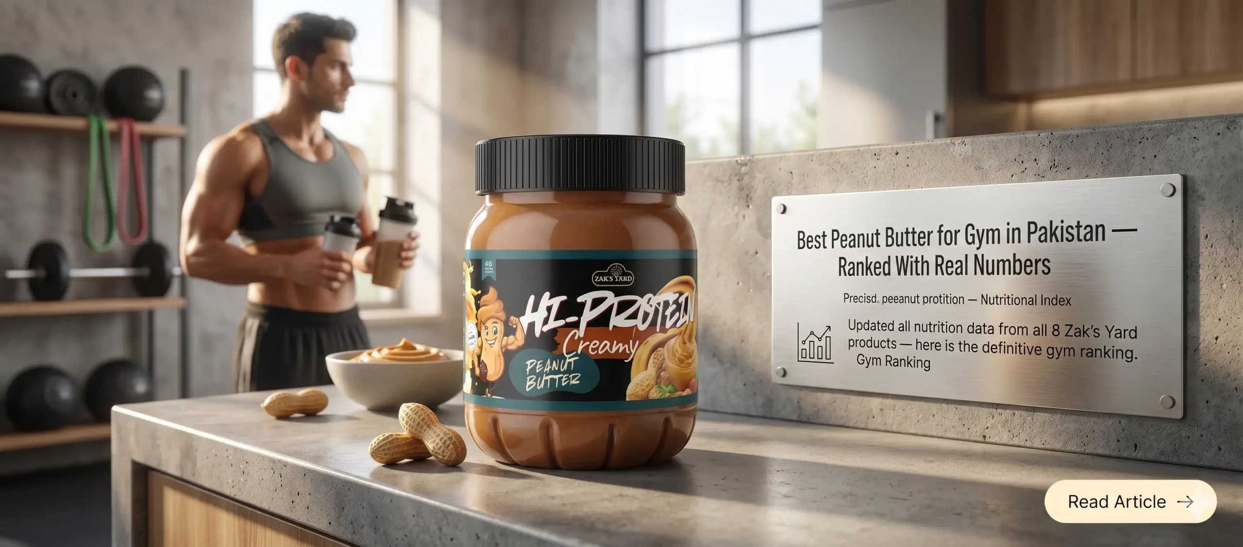 Best Peanut Butter for Gym in Pakistan